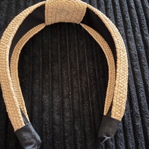 Elegant Tan Braided Headband